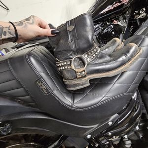 Harley Davidson Katerina Riding Boots 🏁👢🖤🧡🩶